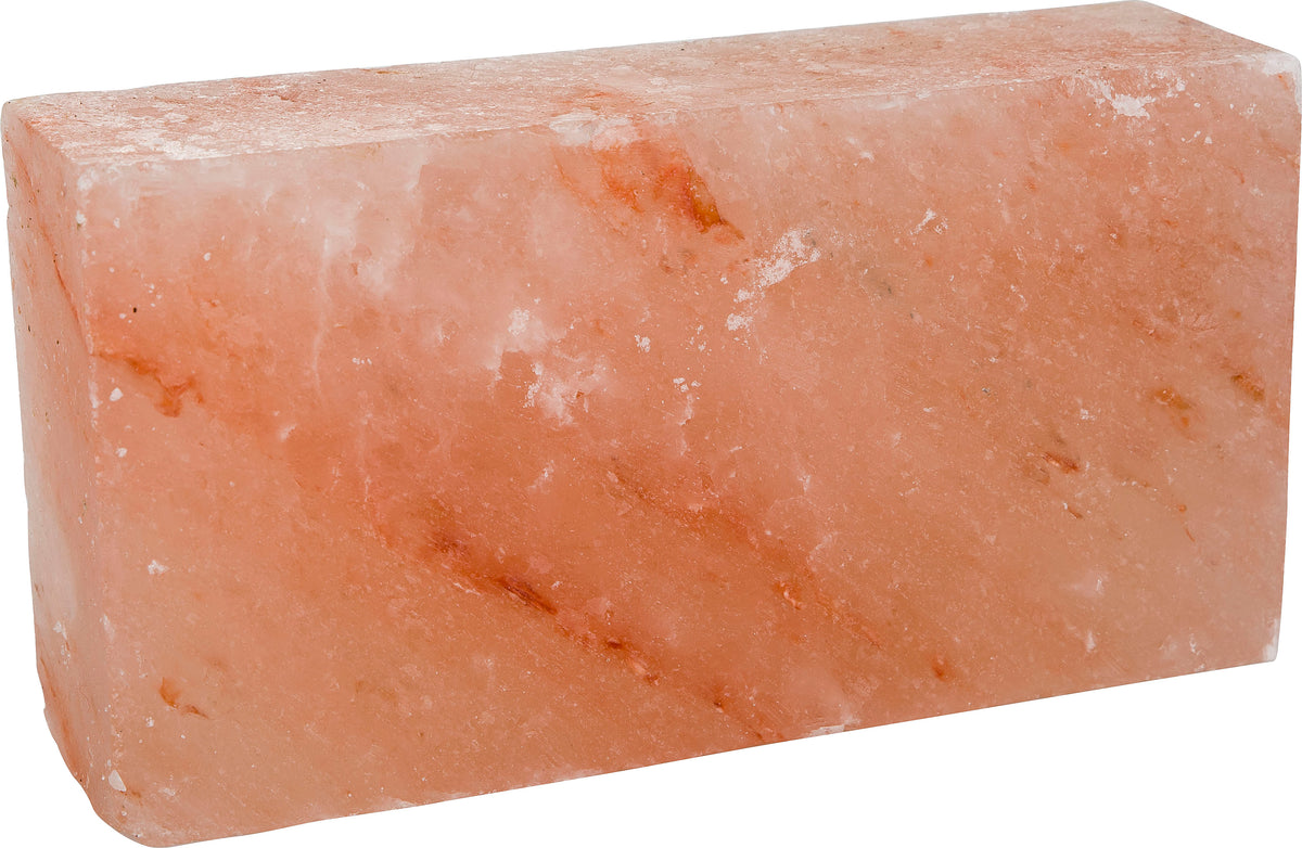 Gatsby Himalayan rock salt brick, a pink rectangular block.