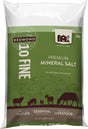 Redmond 10 Fine Premium Mineral Salt bag for all classes of livestock, green pack.