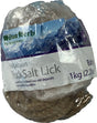 Hilton Herbs Himalayan Rock Salt Lick, Baby 1 kg (2.2 lb), wrapped with a rope and a mountain label.