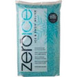 Howard Johnson's Zero Ice ice and snow melter bag of aqua tinted crystals, printed 3-way melting action.