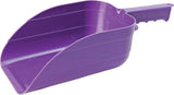 Little Giant 5 pint plastic utility scoop in purple.
