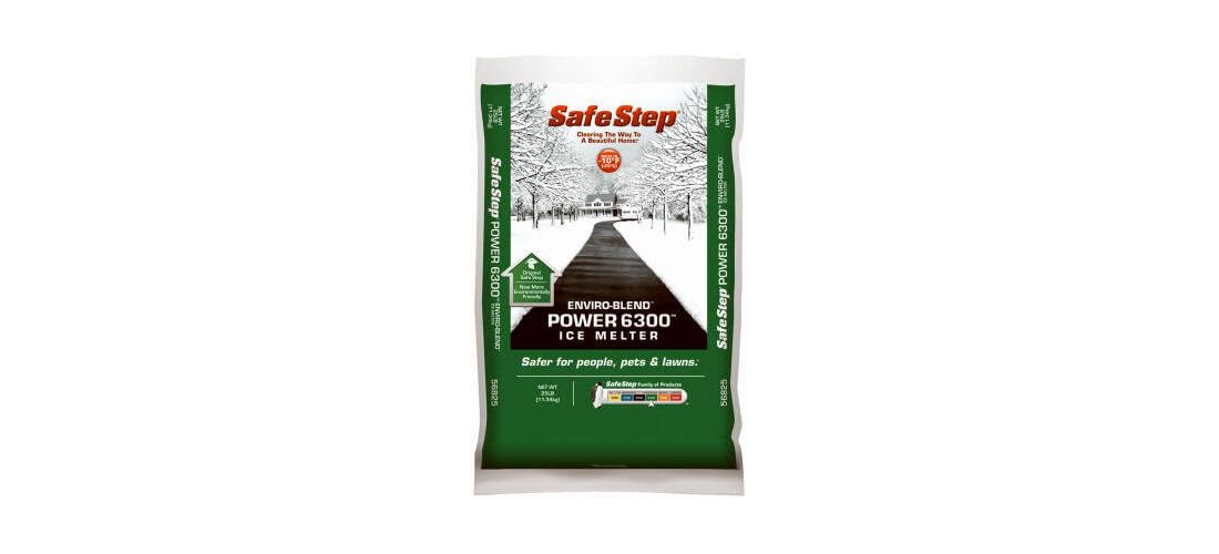 Safe Step Enviro-Blend Power 6300 ice melter bag, small wide banner image.