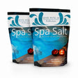 Two Dive Rite In Spa Salt resealable bags printed for use with salt water sanitizing systems.