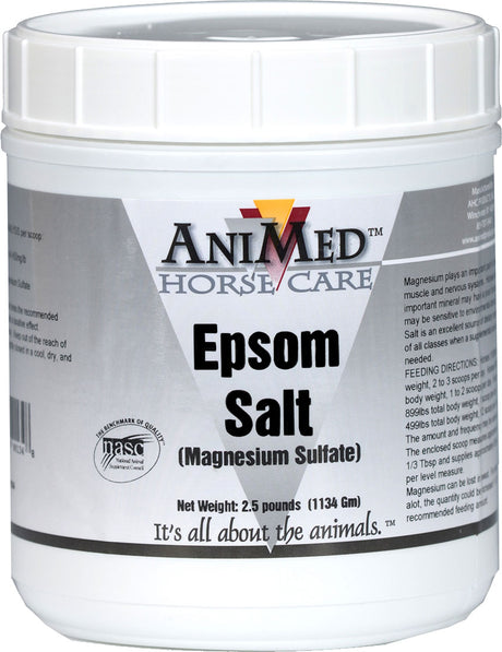 AniMed Epsom Salt 2.5 lb, magnesium sulfate from a naturally occurring mineral