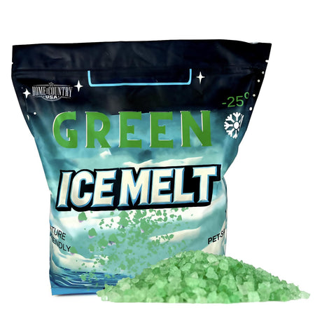CMA Blended Magnesium Chloride Ice and Snow Melt 8 lb bag, colored granules that work below 0°F, view 6