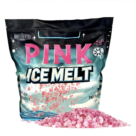 CMA Blended Magnesium Chloride Ice and Snow Melt 8 lb bag, colored granules that work below 0°F, view 7