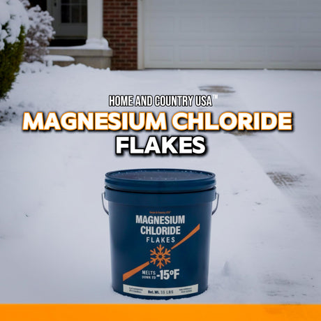 Magnesium Chloride Flakes Ice Melt 8 and 35 lb pails, low residue and rated to -15°F, view 5