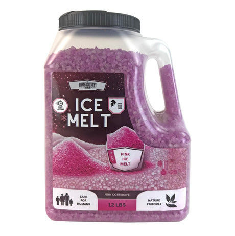Color-Coated Ice Melt 12 lb pail, blue, green, orange or pink granules rated to -25°F, view 9