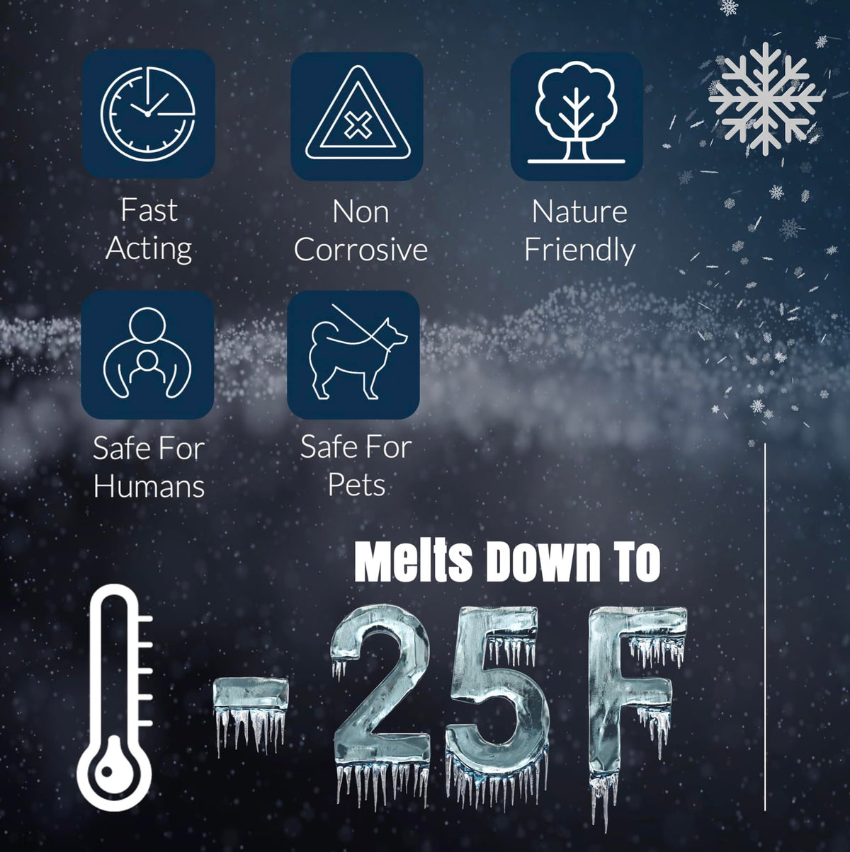 Calcium Chloride Ice Melt Pellets 8 to 40 lb resealable pails, extreme-cold deicer, view 3