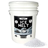 Halite Crystals Ice Melt 8 to 45 lb resealable pails, natural rock salt deicer, view 3