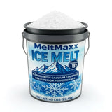 MeltMaxx Ice Melt 8 to 45 lb pails, calcium chloride and rock salt blend rated to -15°F, view 8