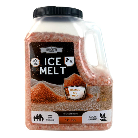 Color-Coated Ice Melt 12 lb pail, blue, green, orange or pink granules rated to -25°F, view 8