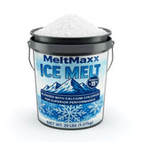 MeltMaxx Ice Melt 8 to 45 lb pails, calcium chloride and rock salt blend rated to -15°F, view 7