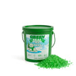Green Seal Ice Melt 8 lb pail with green ice melt granules.