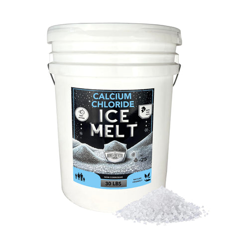 Calcium Chloride Ice Melt Pellets 8 to 40 lb resealable pails, extreme-cold deicer, view 9