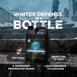 Liquid Ice Melt 32 oz to 5 gallon, fast-acting deicer and anti-icer for driveways and steps, view 5