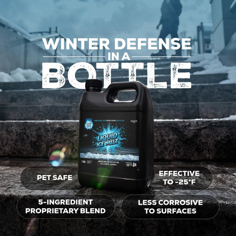 Liquid Ice Melt 32 oz to 5 gallon, fast-acting deicer and anti-icer for driveways and steps, view 5