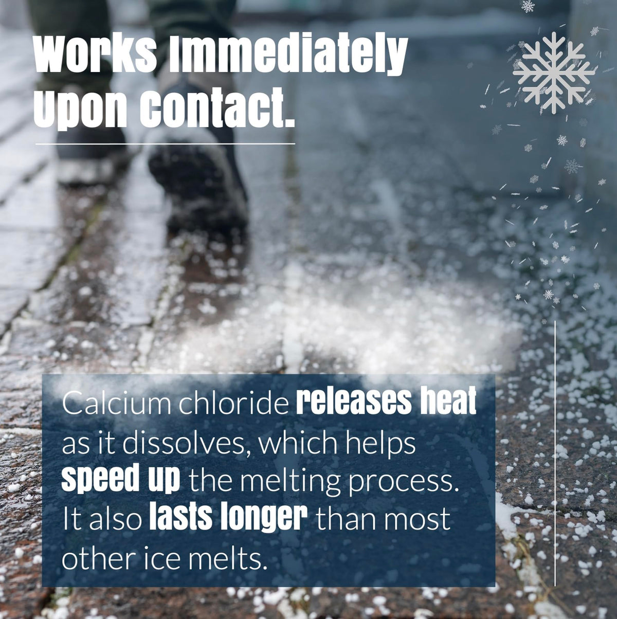 Calcium Chloride Ice Melt Pellets 8 to 40 lb resealable pails, extreme-cold deicer, view 4
