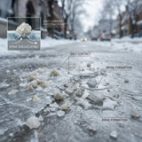 Halite Crystals Ice Melt 8 to 45 lb resealable pails, natural rock salt deicer, view 4