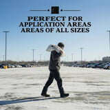 EveryMan's Rock Salt Ice Melt 50 lb bag, sodium chloride deicing salt for driveways and lots, view 7