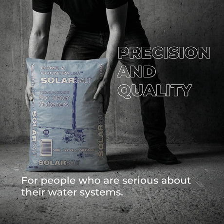 All natural solar salt water softener crystals 8, 40 and 50 lb bags, no added chemicals, view 4