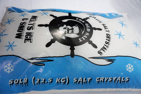 Peach Country Old Salt Halite Rock Salt 50 lb bag, melts snow to about 5°F, view 3