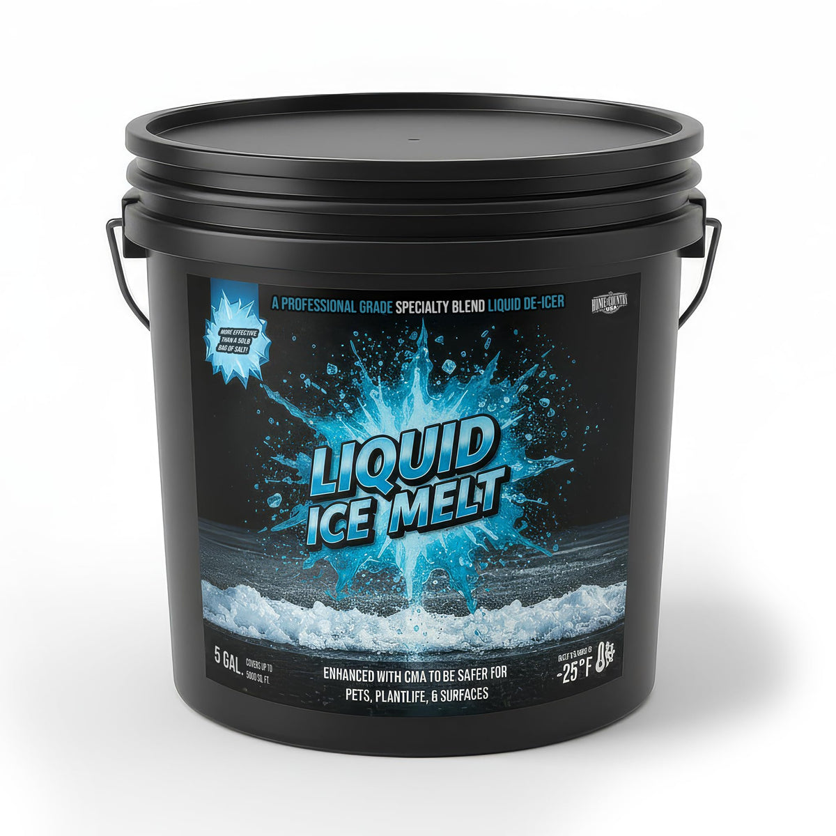 Liquid Ice Melt 32 oz to 5 gallon, fast-acting deicer and anti-icer for driveways and steps, view 10