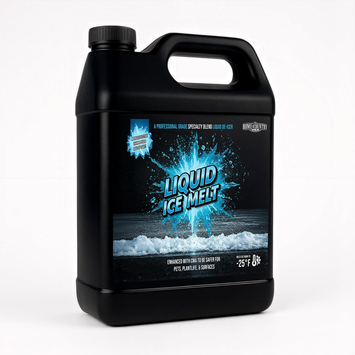 Liquid Ice Melt 32 oz to 5 gallon, fast-acting deicer and anti-icer for driveways and steps, view 7