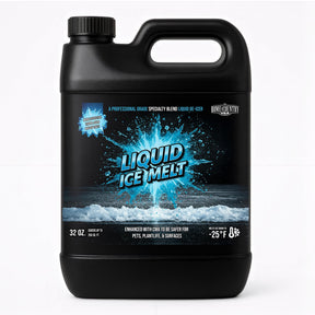 Liquid Ice Melt 32 oz to 5 gallon, fast-acting deicer and anti-icer for driveways and steps