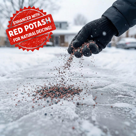 Glacier Grip stone dust ice traction grit 8 to 45 lb, non-melting grip at any temperature, view 8