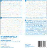 Back of the API Pond Salt carton with directions in four languages, made in USA.
