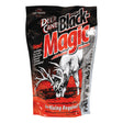 Deer Cane Black Magic 4.5 lb bag, black and red pack printed no mixing required, enriched with calcium and phosphorus.